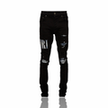 Amiri Tie Dye Core Logo Jean Black
