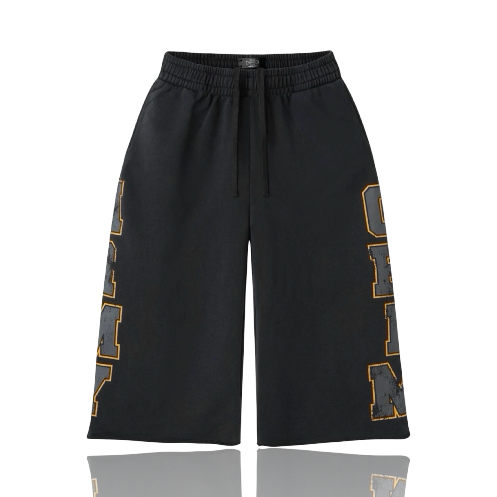 Happy Memories Don't Die Army Sweat Shorts 3/4 Black