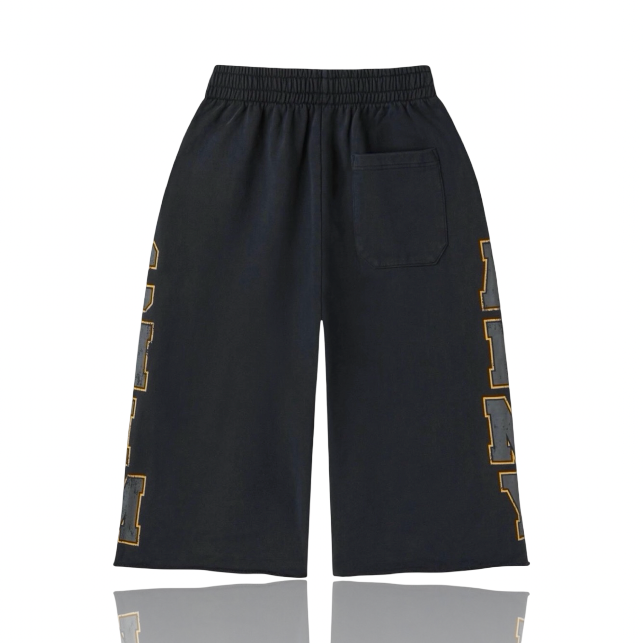 Happy Memories Don't Die Army Sweat Shorts 3/4 Black
