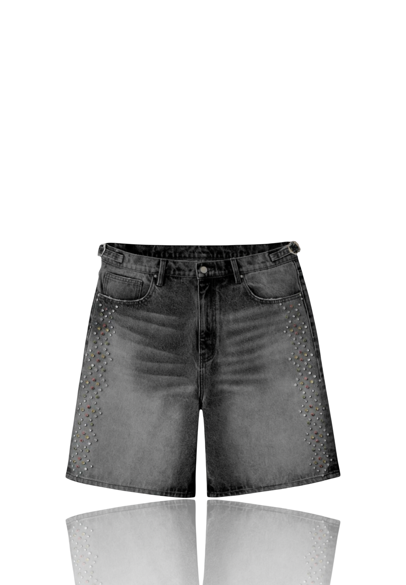 Happy Memories Don't Die H-Star Crystal Jort ( Washed Black)