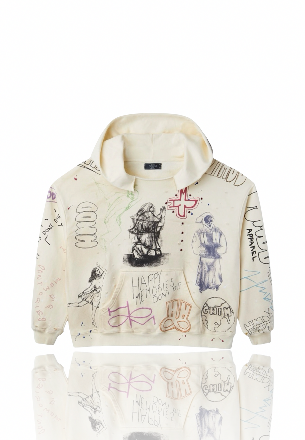 Happy Memories Don't Die Sketch Hoodie
