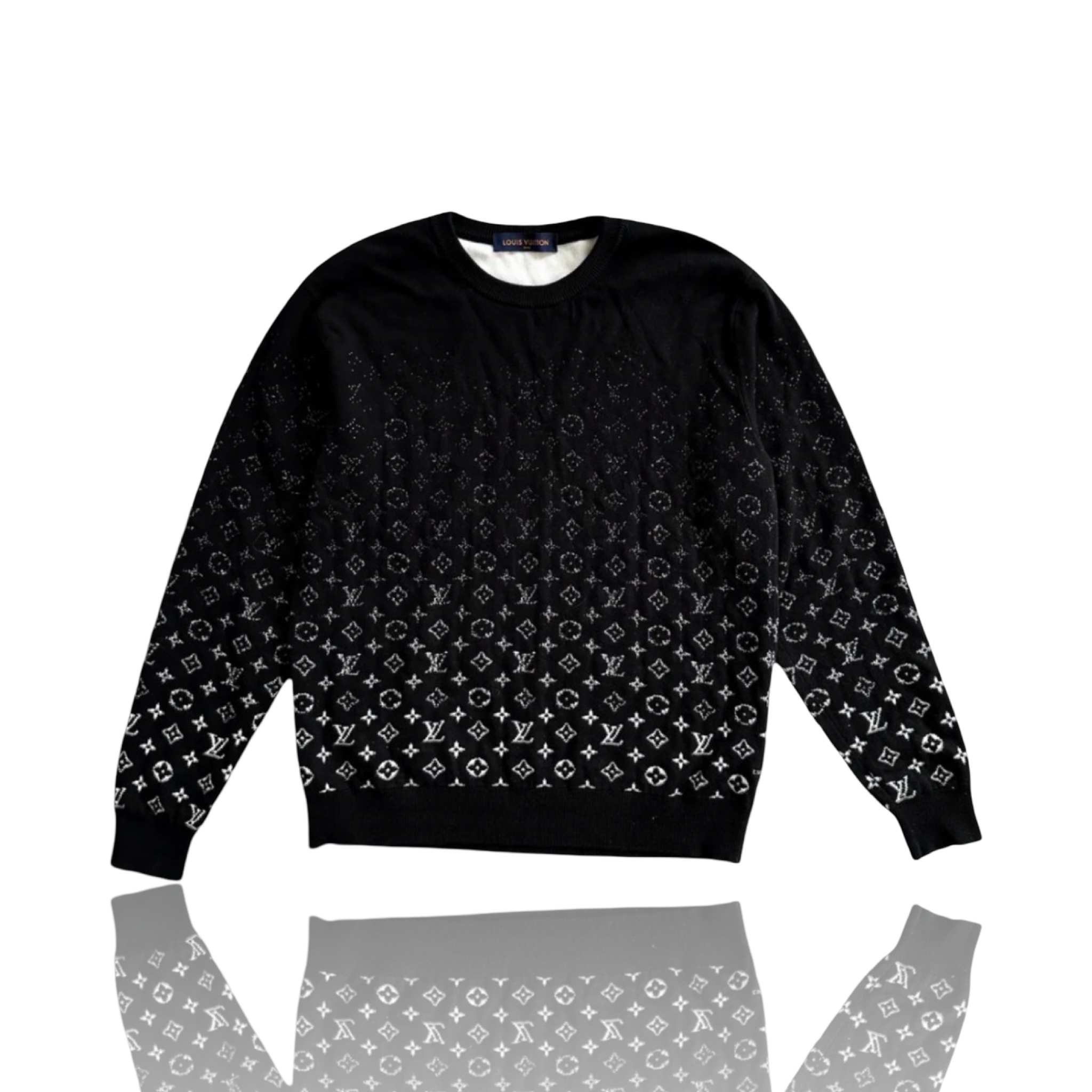 Louis Vuitton Black Gradient Crewneck