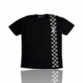 Louis Vuitton Black Intarsia Checkered Logo T-Shirt