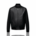 Louis Vuitton Black Monogram Reversible Leather Jacket