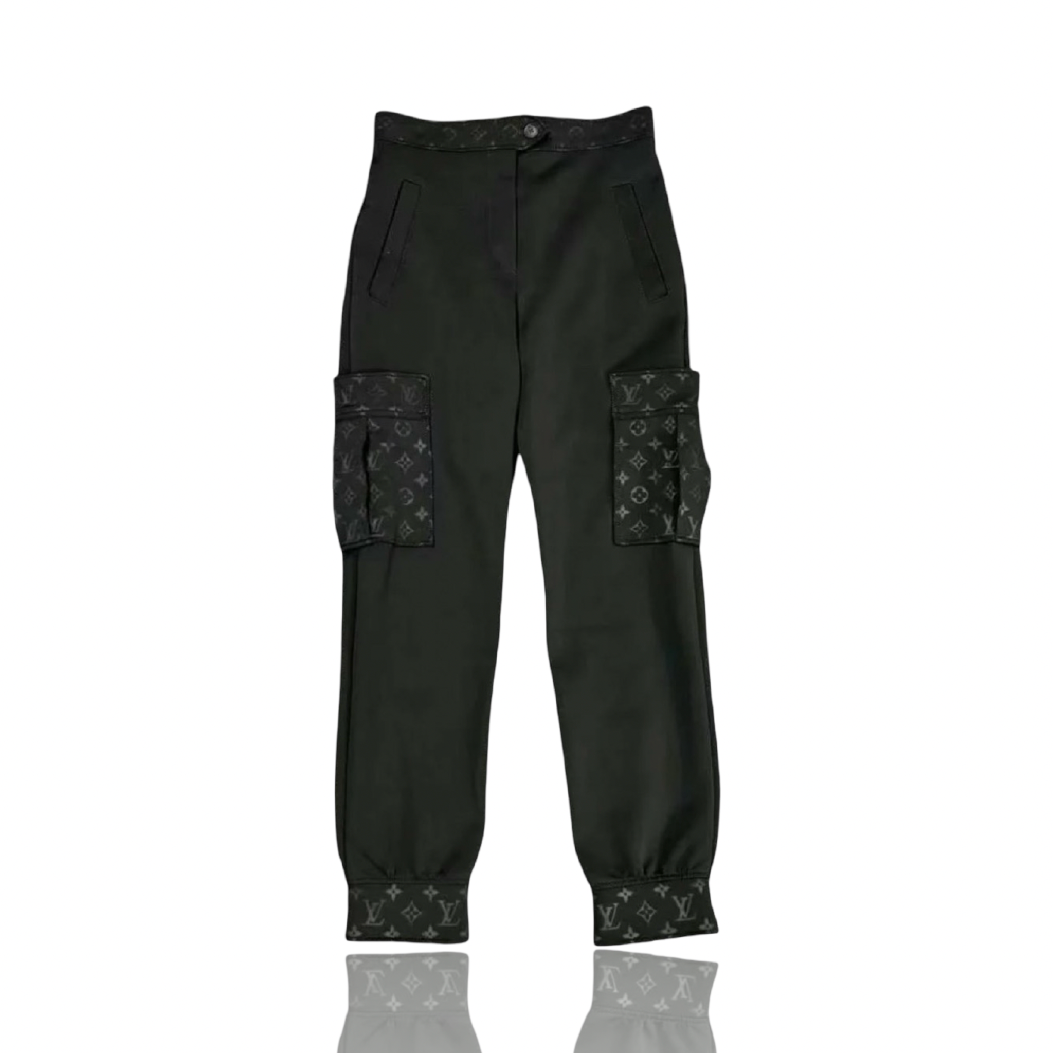 Louis Vuitton Black Zipper Cargo Pants