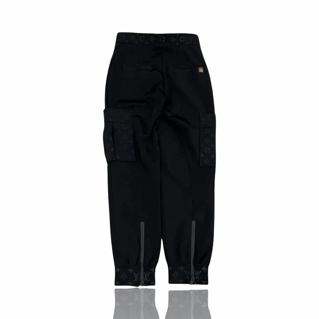 Louis Vuitton Black Zipper Cargo Pants
