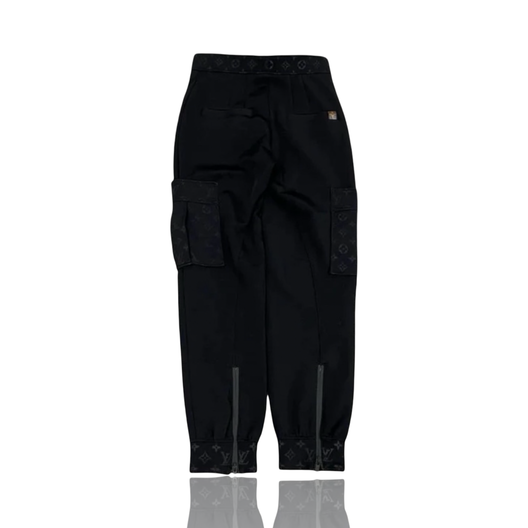 Louis Vuitton Black Zipper Cargo Pants