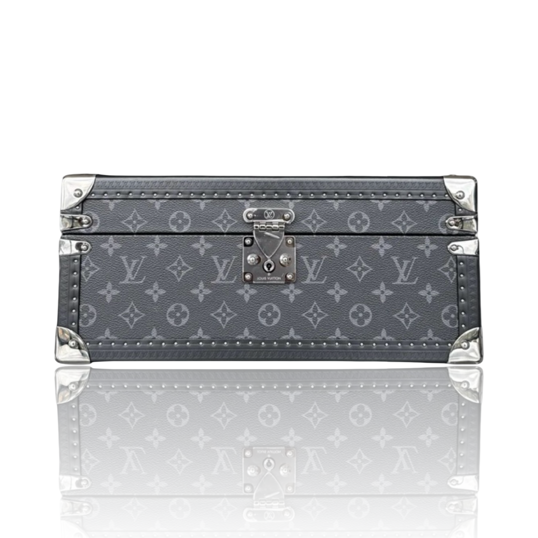 Louis Vuitton Custom Painted Monogram Eclipse Coffret Accessories Trunk