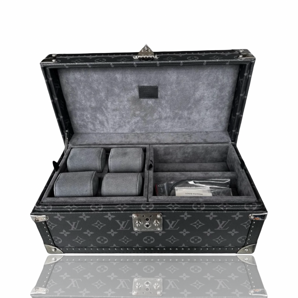 Louis Vuitton Custom Painted Monogram Eclipse Coffret Accessories Trunk