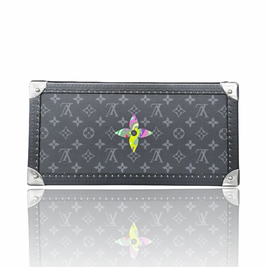 Louis Vuitton Custom Painted Monogram Eclipse Coffret Accessories Trunk