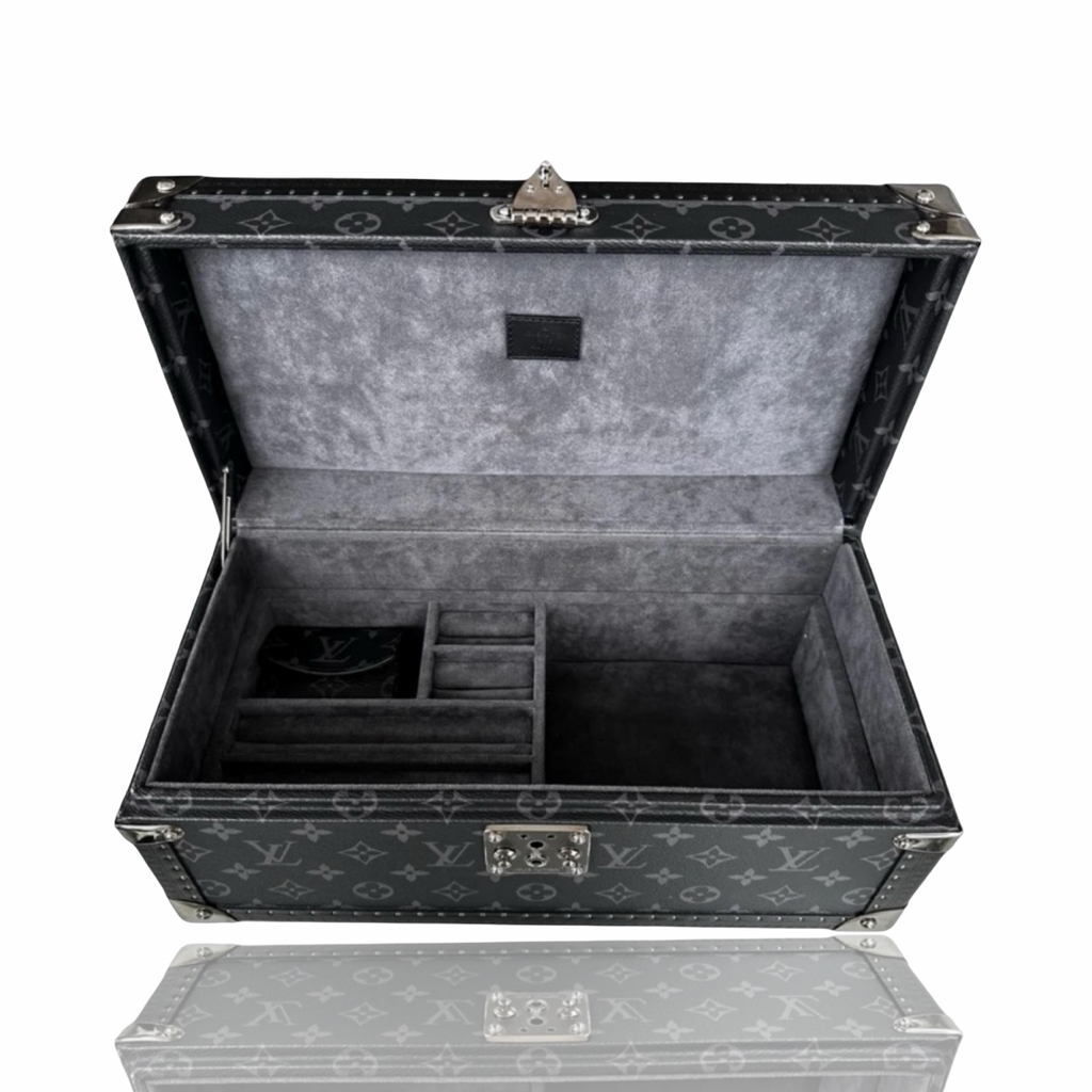 Louis Vuitton Custom Painted Monogram Eclipse Coffret Accessories Trunk