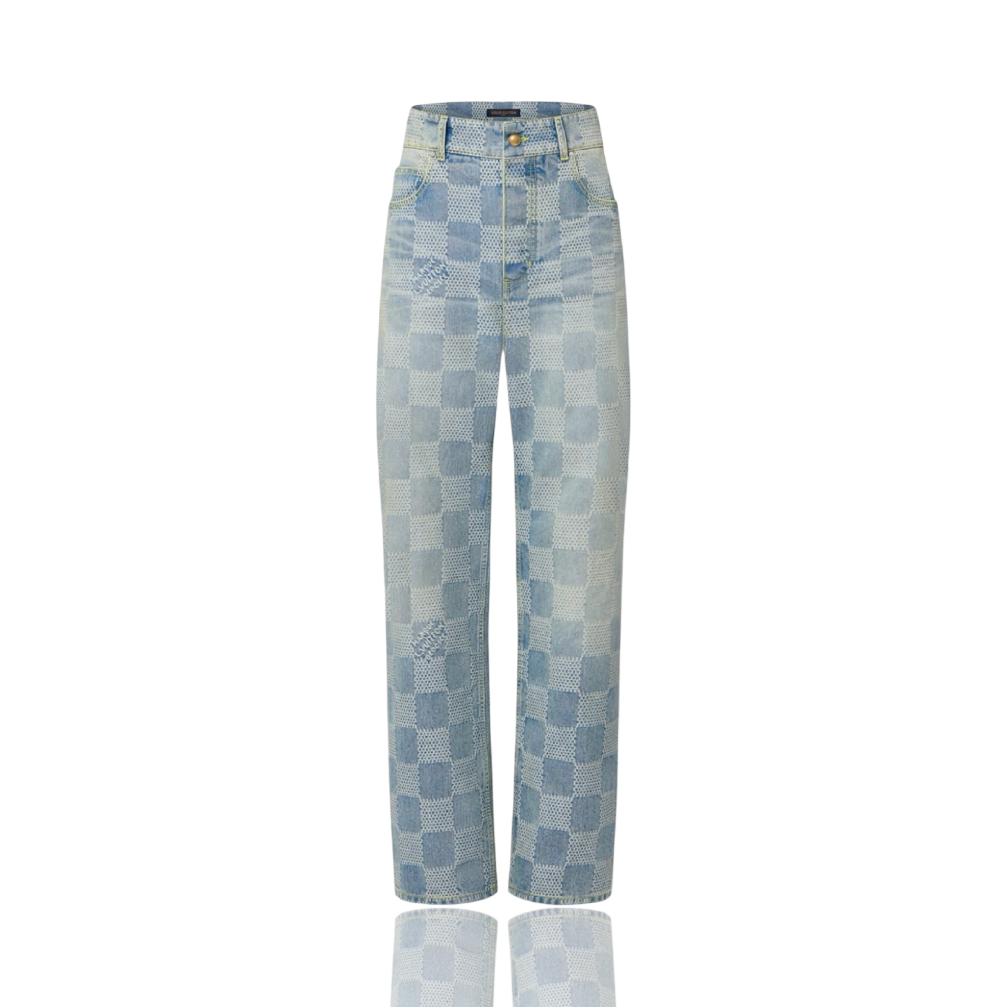 Louis Vuitton Damier Denim Skate Pants