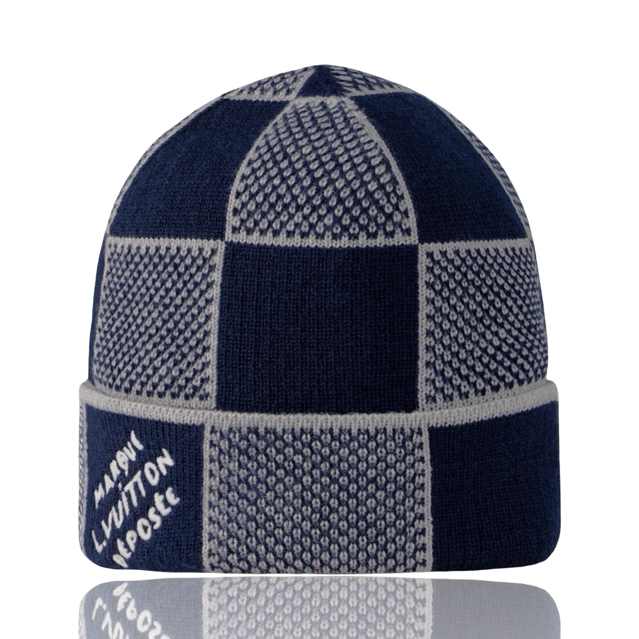 Louis Vuitton Damier Heritage Beanie Navy
