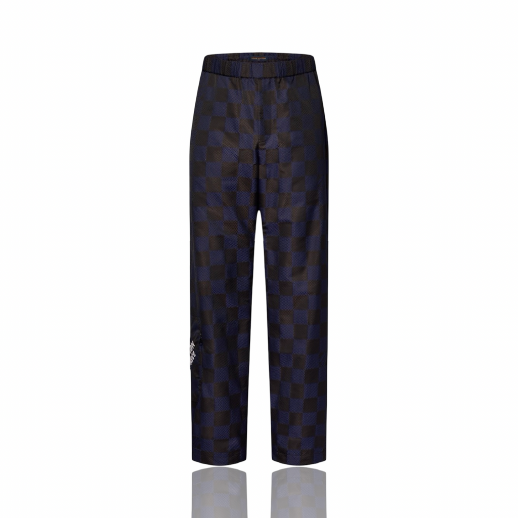 Louis Vuitton Damier Nylon Travel Pants Blue