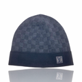 Louis Vuitton Damier Wool Beanie Blue