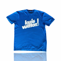 Louis Vuitton Everyday Logo Intarsia T Shirt Blue & White