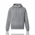 Louis Vuitton Grey Circle Cut Hoodie
