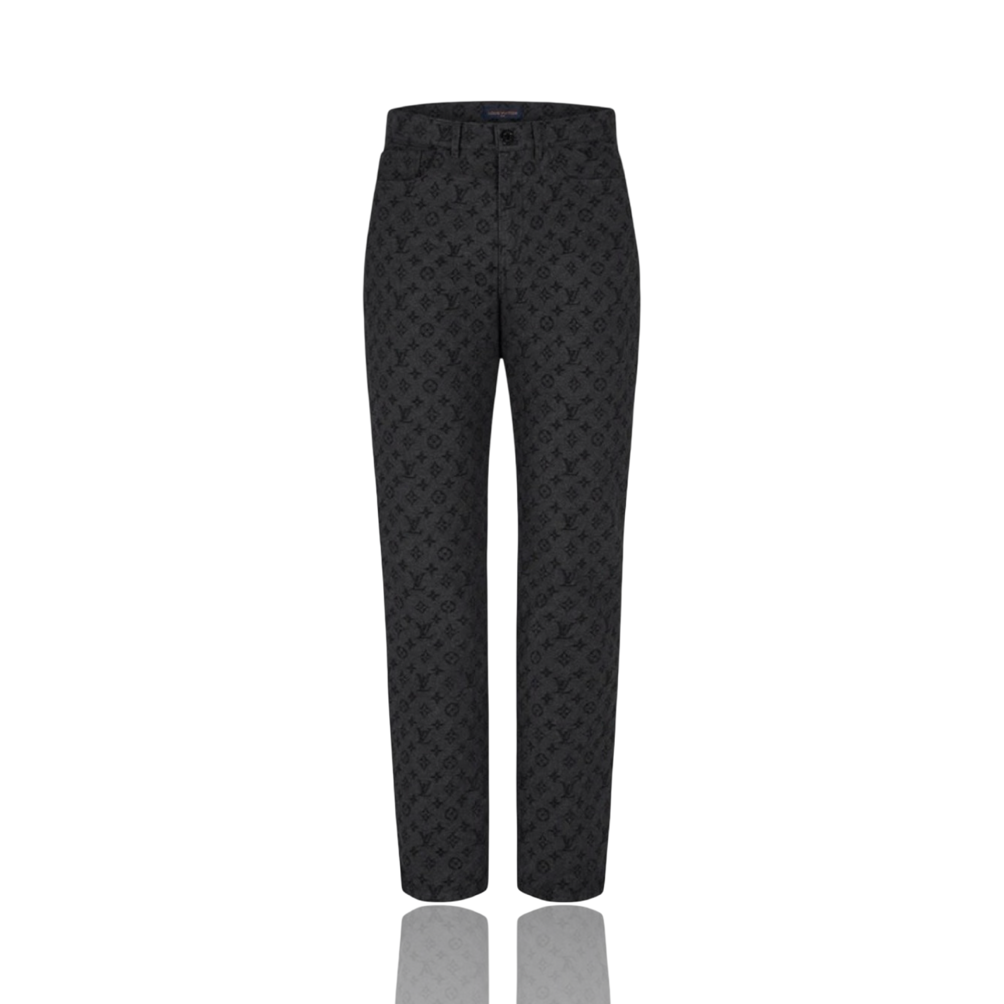 Louis Vuitton Grey Monogram Jeans