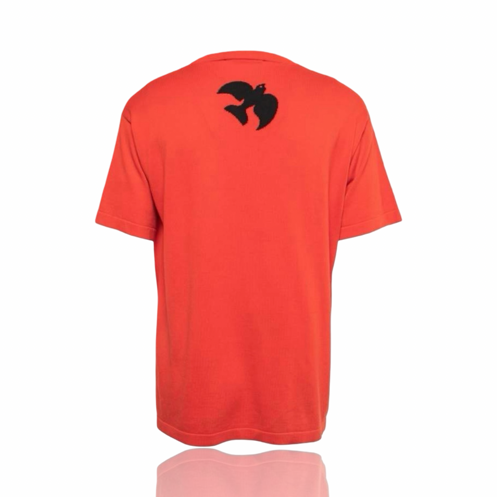 Louis Vuitton Intarsia Logo T Shirt Red