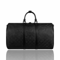 Louis Vuitton Keepall Bandouliere 50 Monogram Shadow Black