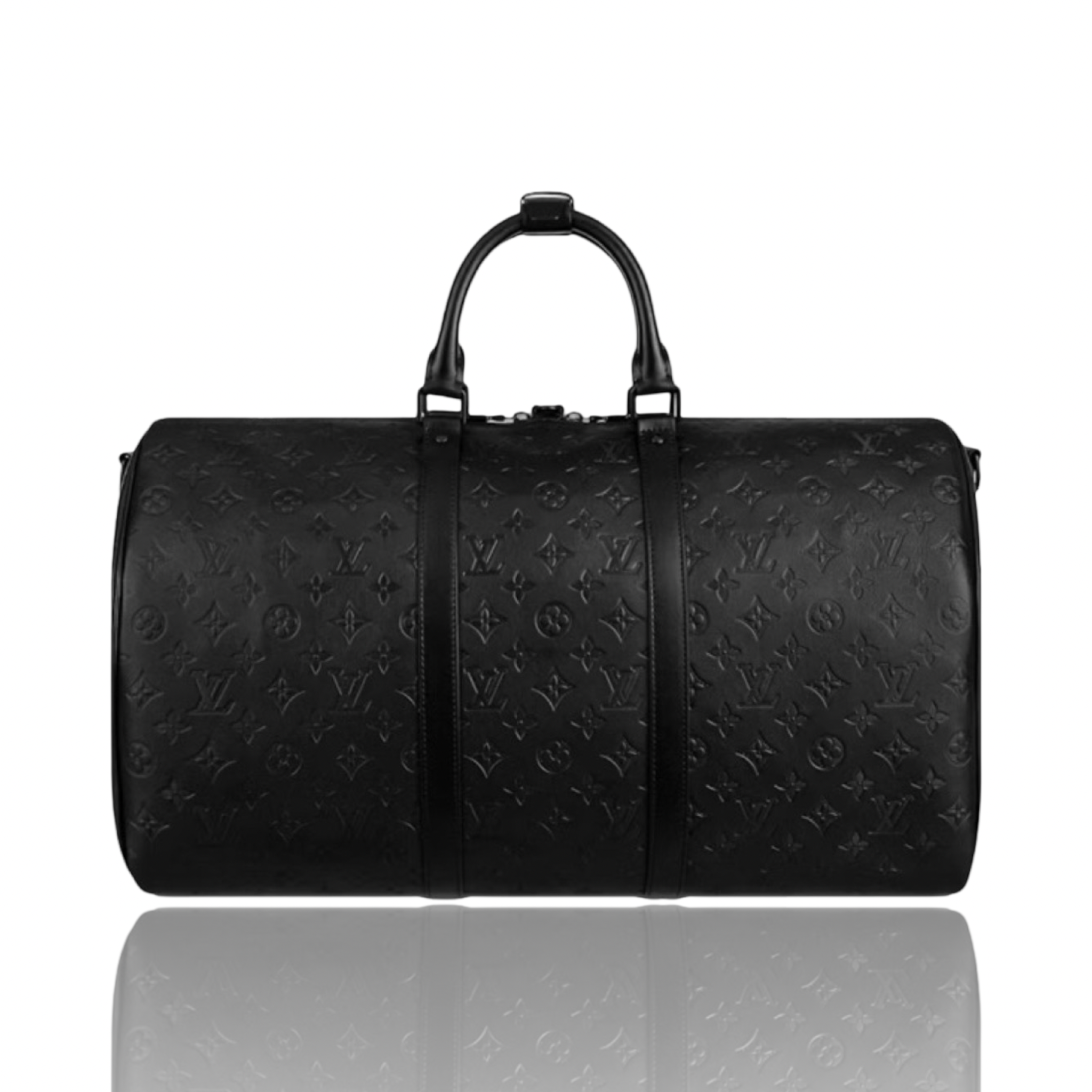 Louis Vuitton Keepall Bandouliere 50 Monogram Shadow Black