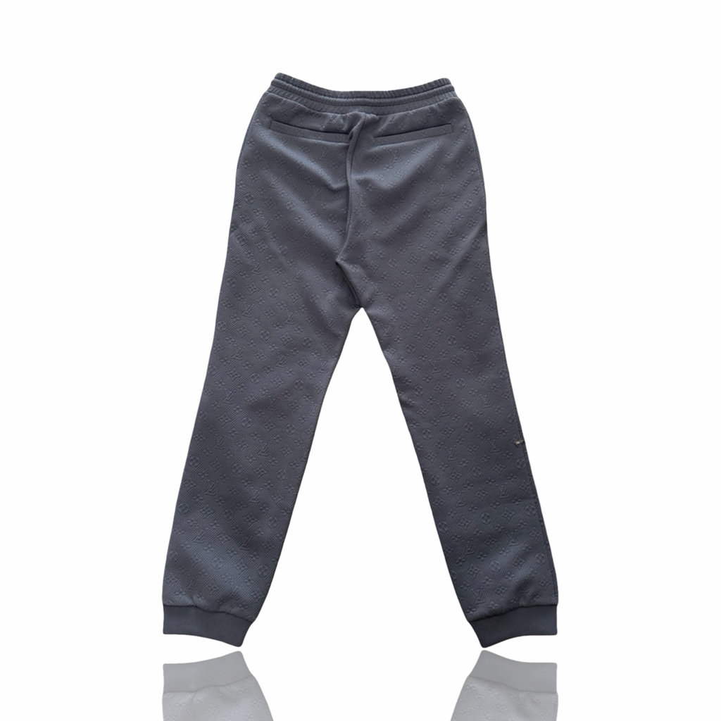 Louis Vuitton Logo Print Trousers Grey