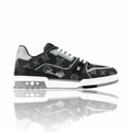 Louis Vuitton LV Denim Trainers Sneakers Black