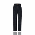 Louis Vuitton Monogram Black Carpenter Jeans