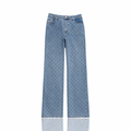 Louis Vuitton Monogram Jacquard Skate Jeans Indigo