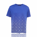 Louis Vuitton Monogram Print T-Shirt Blue/White