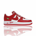 Louis Vuitton Nike Air Force 1 Low Virgil Abloh White Red
