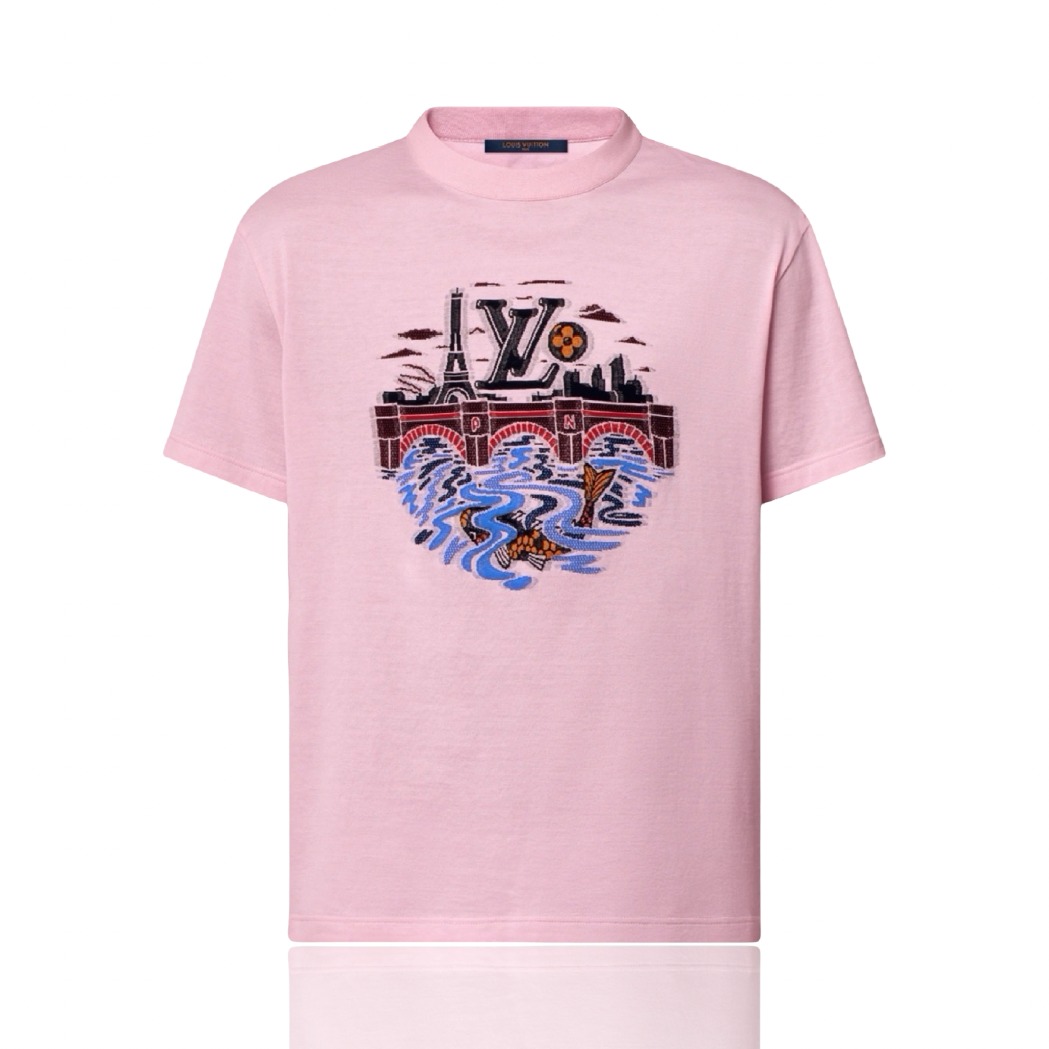 Louis Vuitton Seine River Pink Tee