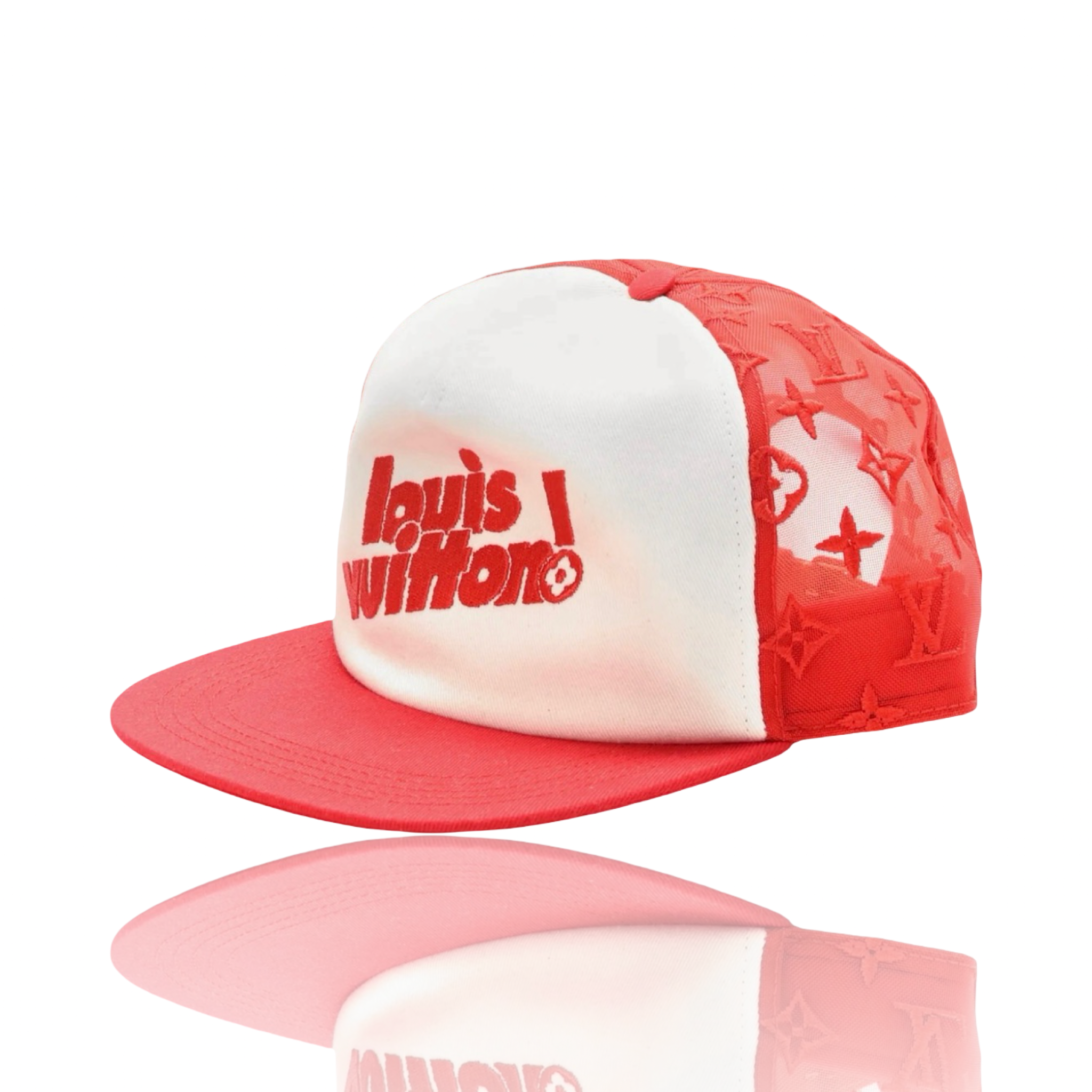 Louis Vuitton Soho Exclusive Mesh Hat Red/White
