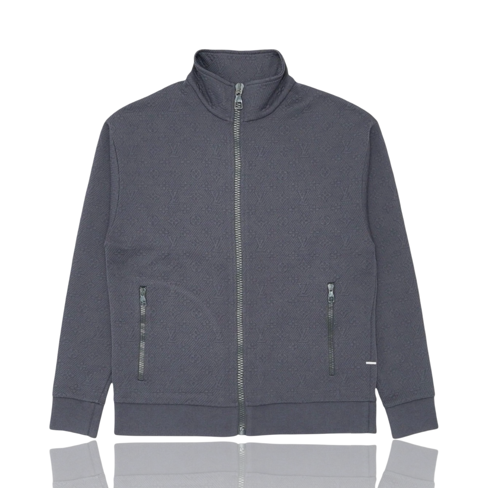 Louis Vuitton Track Monogram Zip Up Grey
