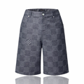 Louis Vuitton Blue Damier Denim Shorts