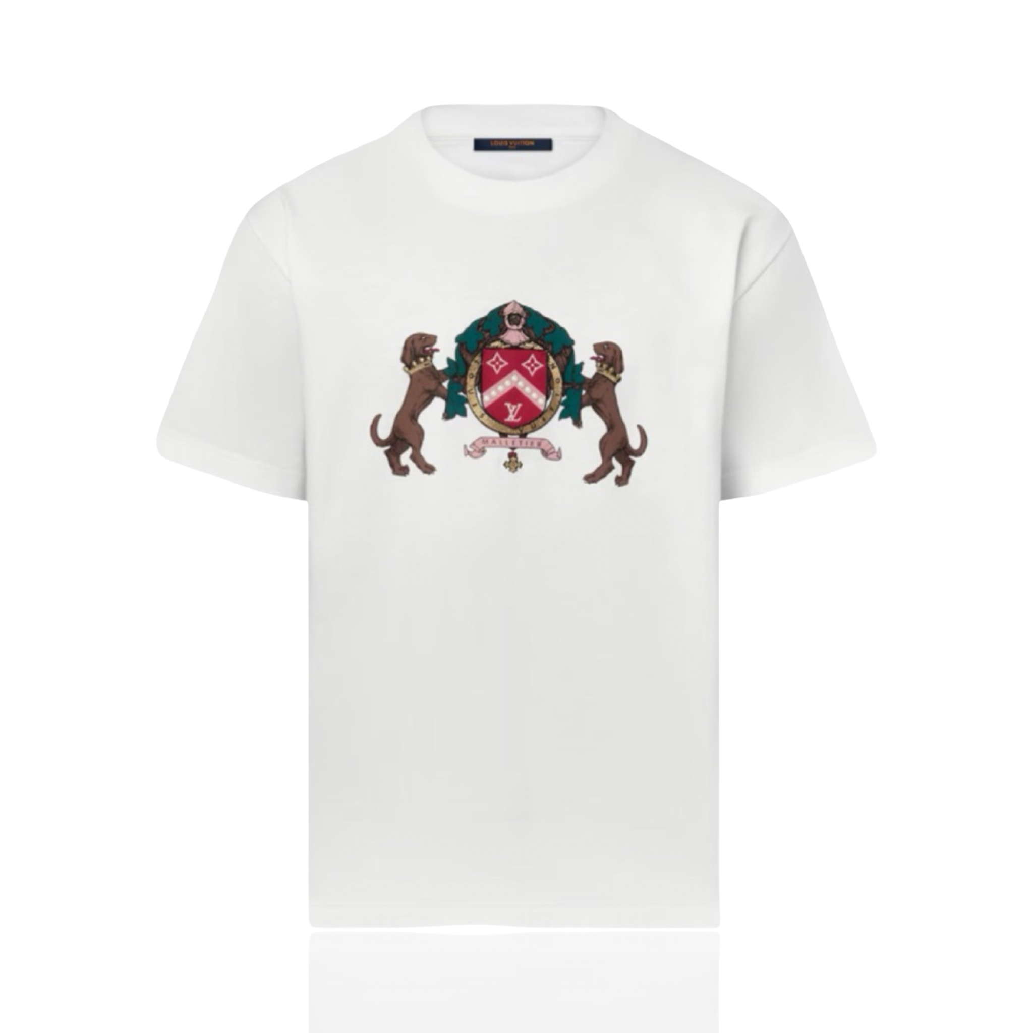 Louis Vuitton Pearl Badge Shield White T-Shirt