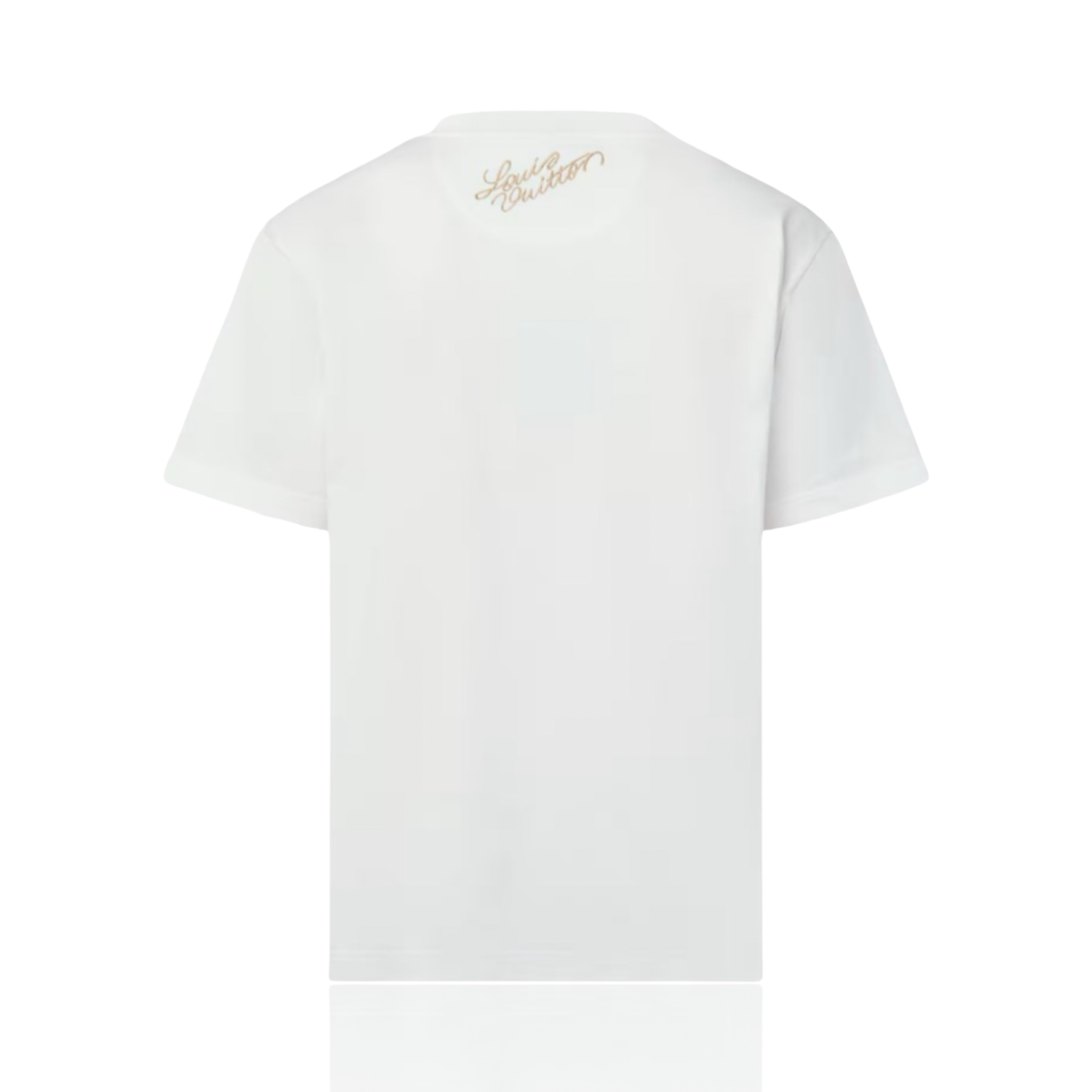 Louis Vuitton Pearl Badge Shield White T-Shirt