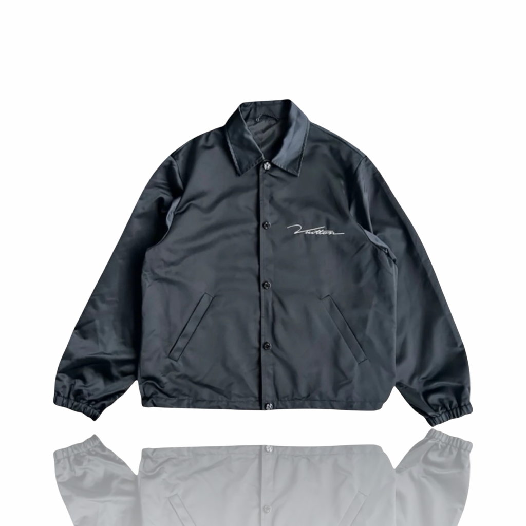 Louis Vuitton Bird Logo Coach Jacket Black/White