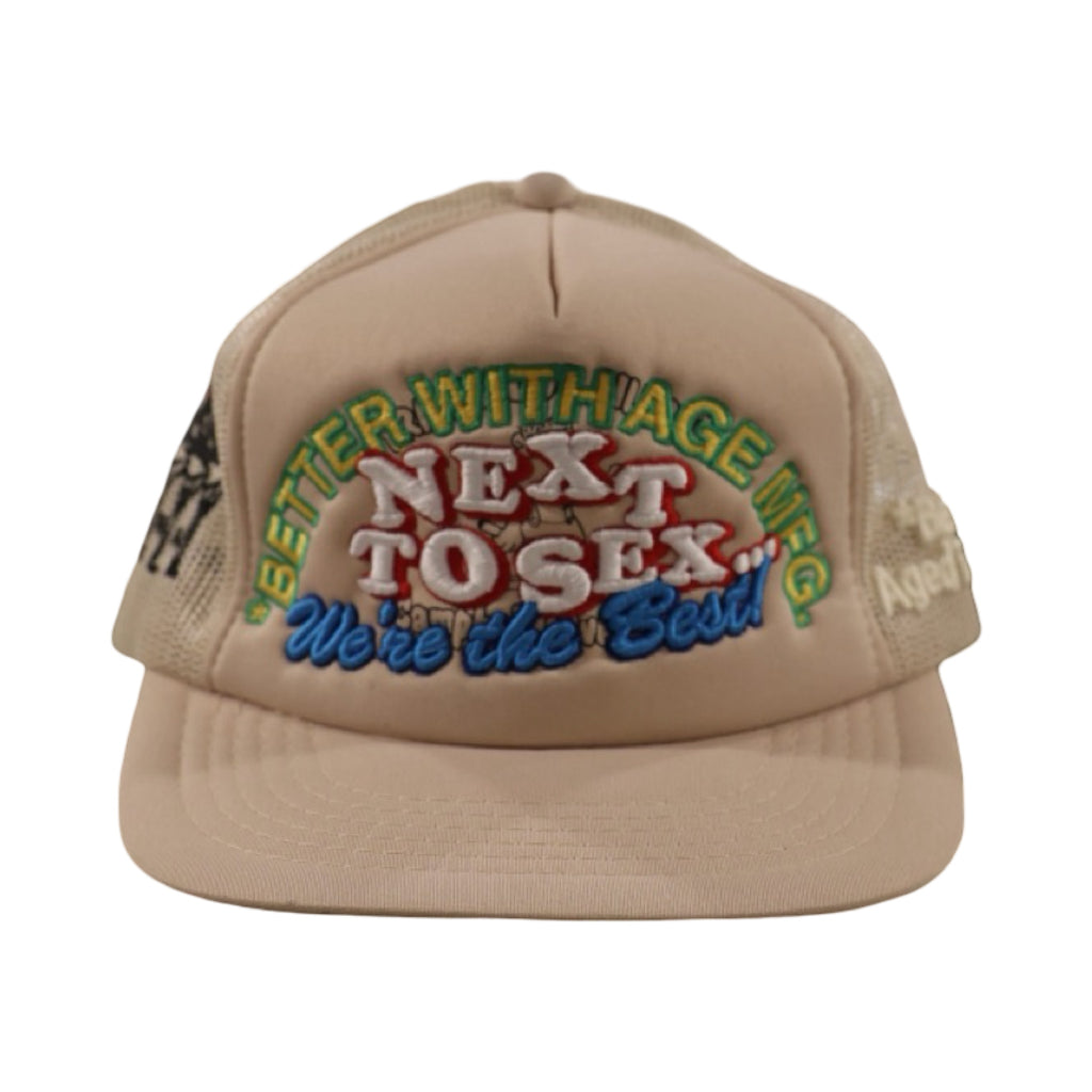 *Better With Age Next To Sex Vintage Hat Beige