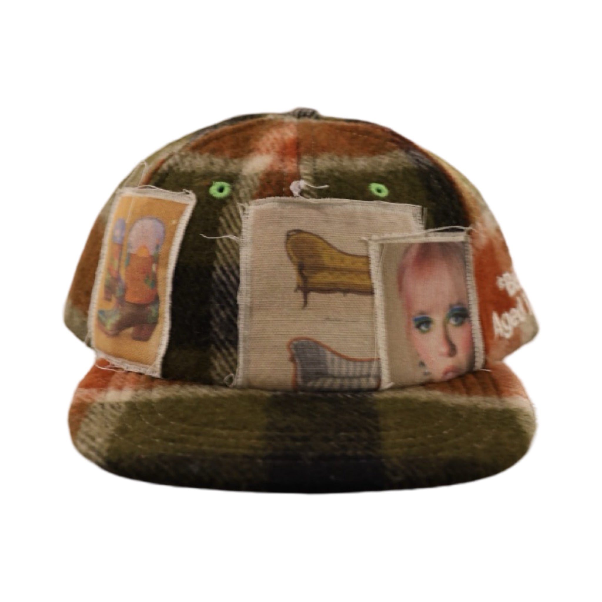 *Better With Age Plaid Pattern Reconstructed Hat #2