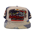 *Better With Age Dammed Vintage White/Blue Hat #12