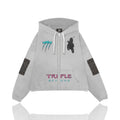 Triple Sevens Moto Complex Grey Zip Up