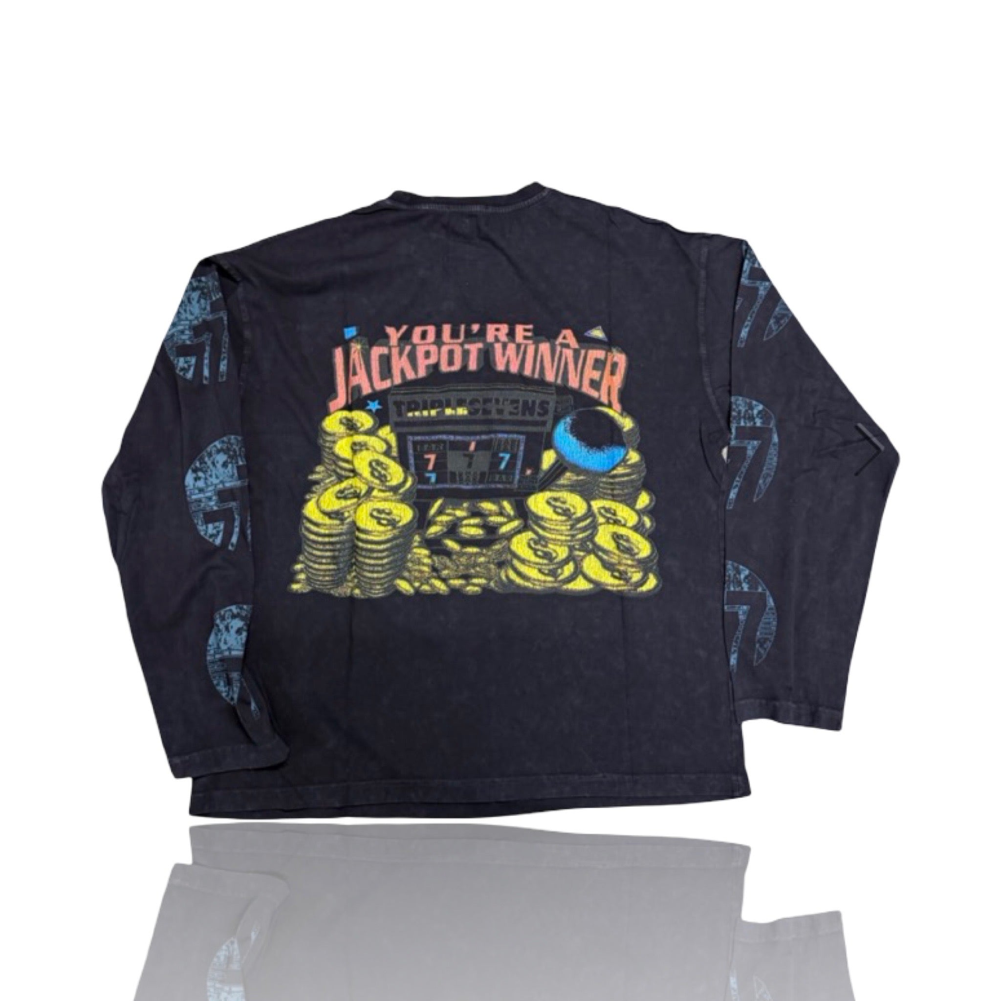Triple Sevens Lucky Kiss Longsleeve White