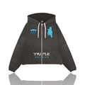 Triple Sevens Moto Black Zip Up