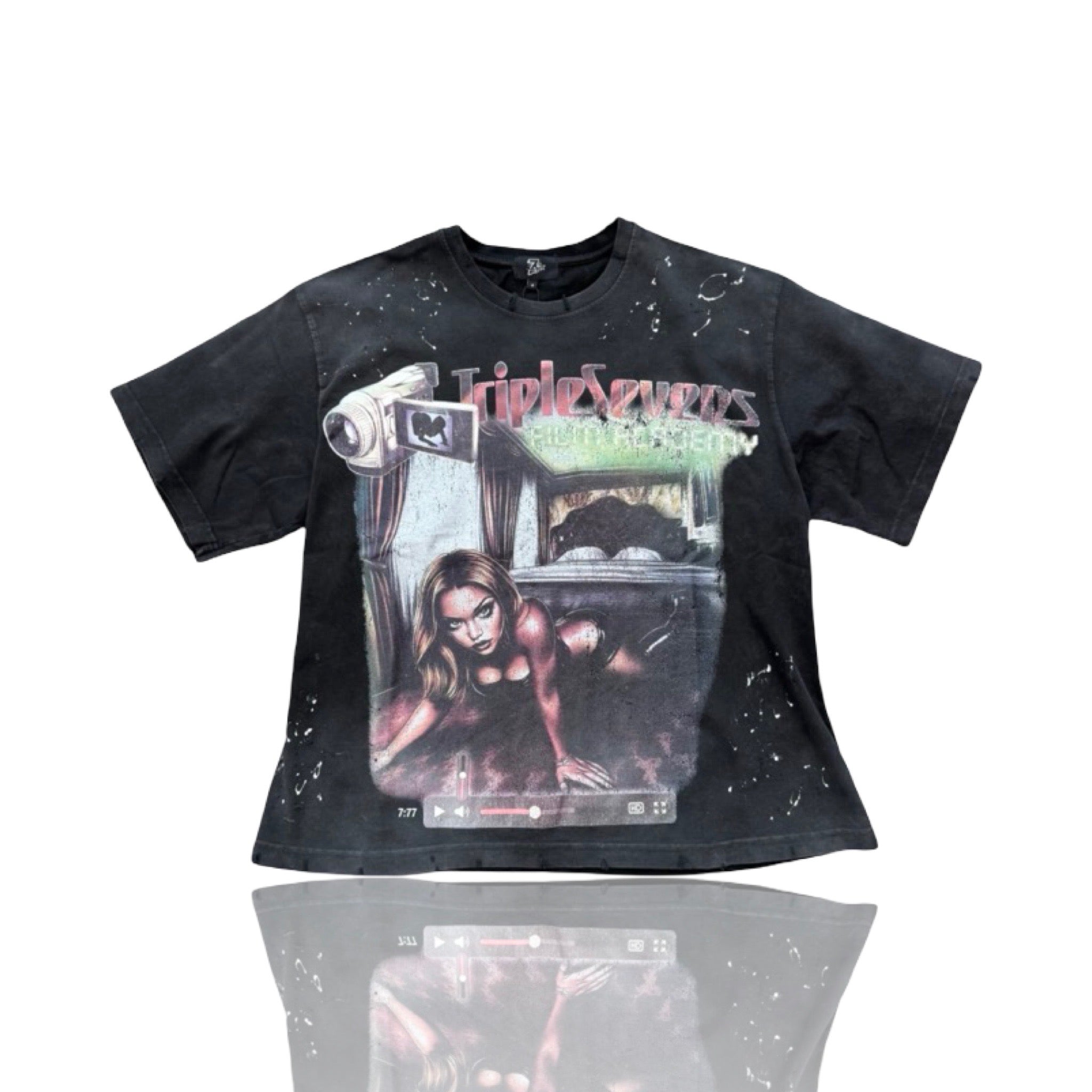 Triple Sevens Film Tee Black