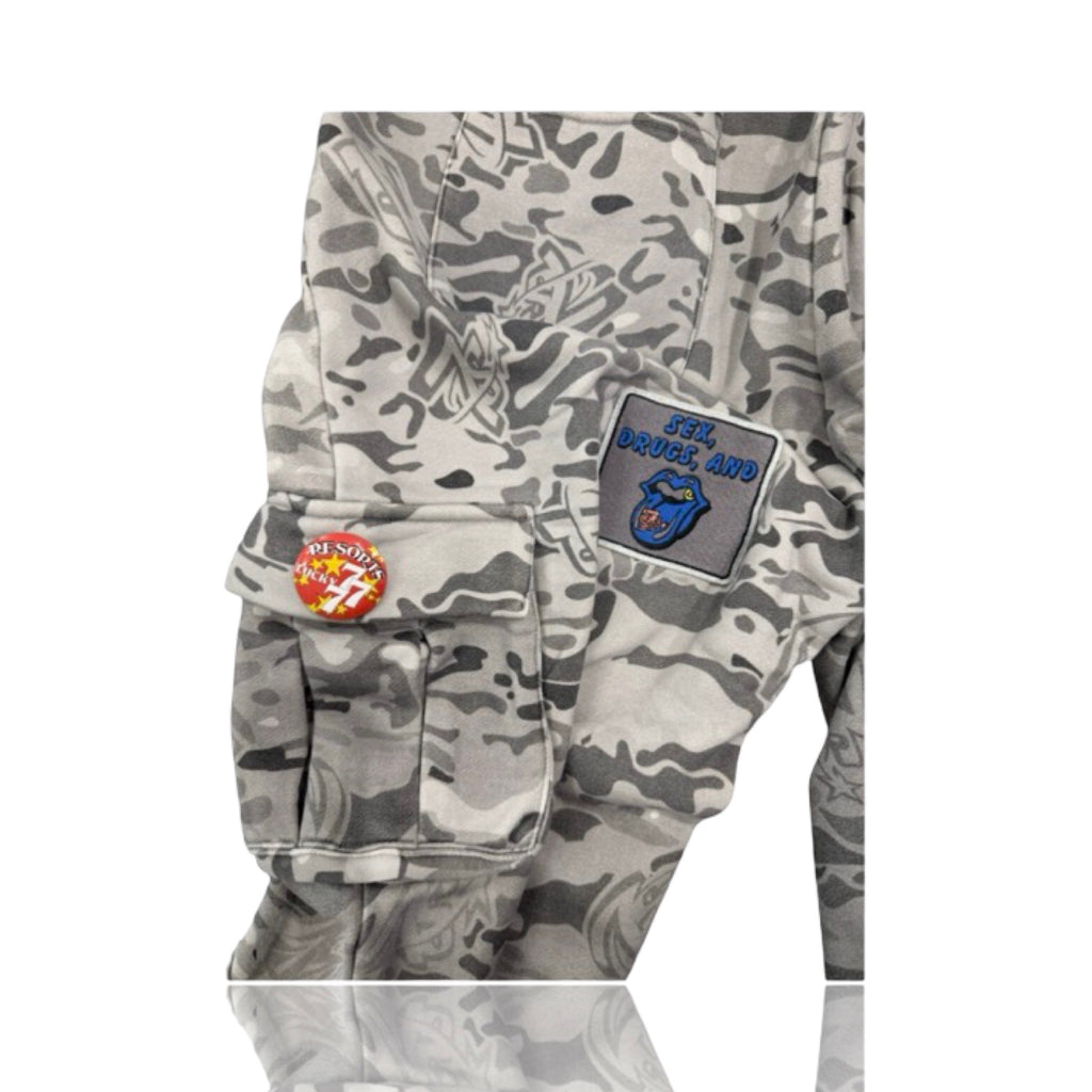 Triple Sevens Camo Cargo Sweats