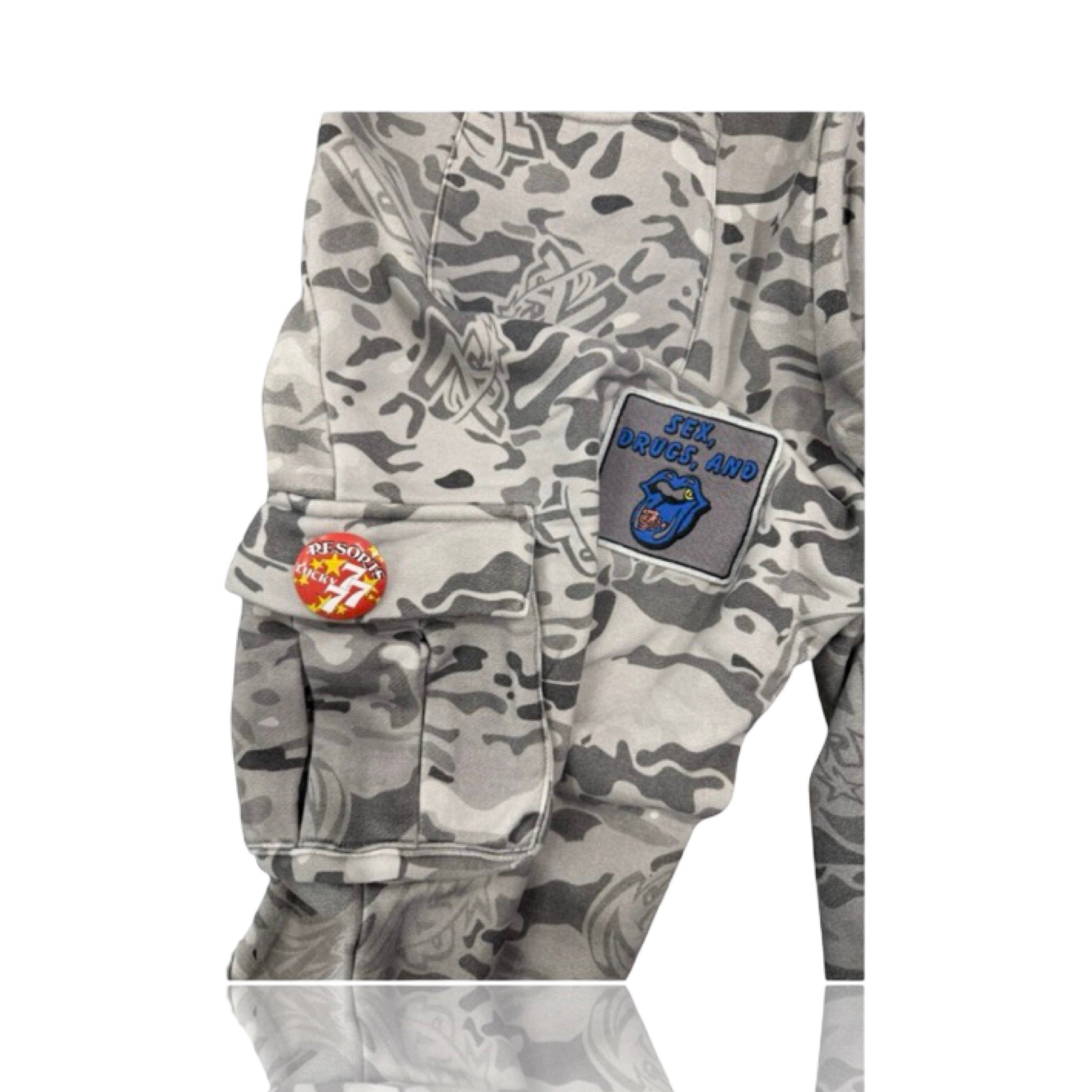 Triple Sevens Camo Cargo Sweats