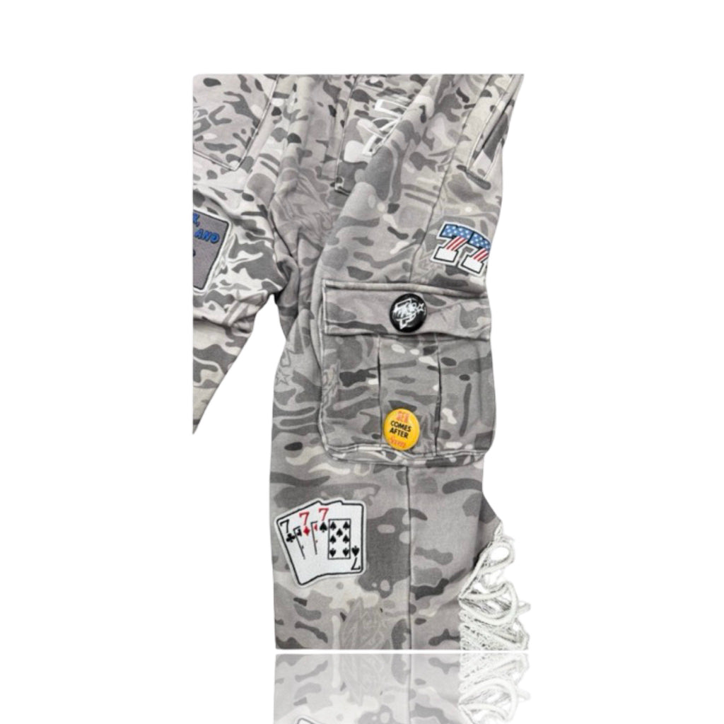 Triple Sevens Camo Cargo Sweats