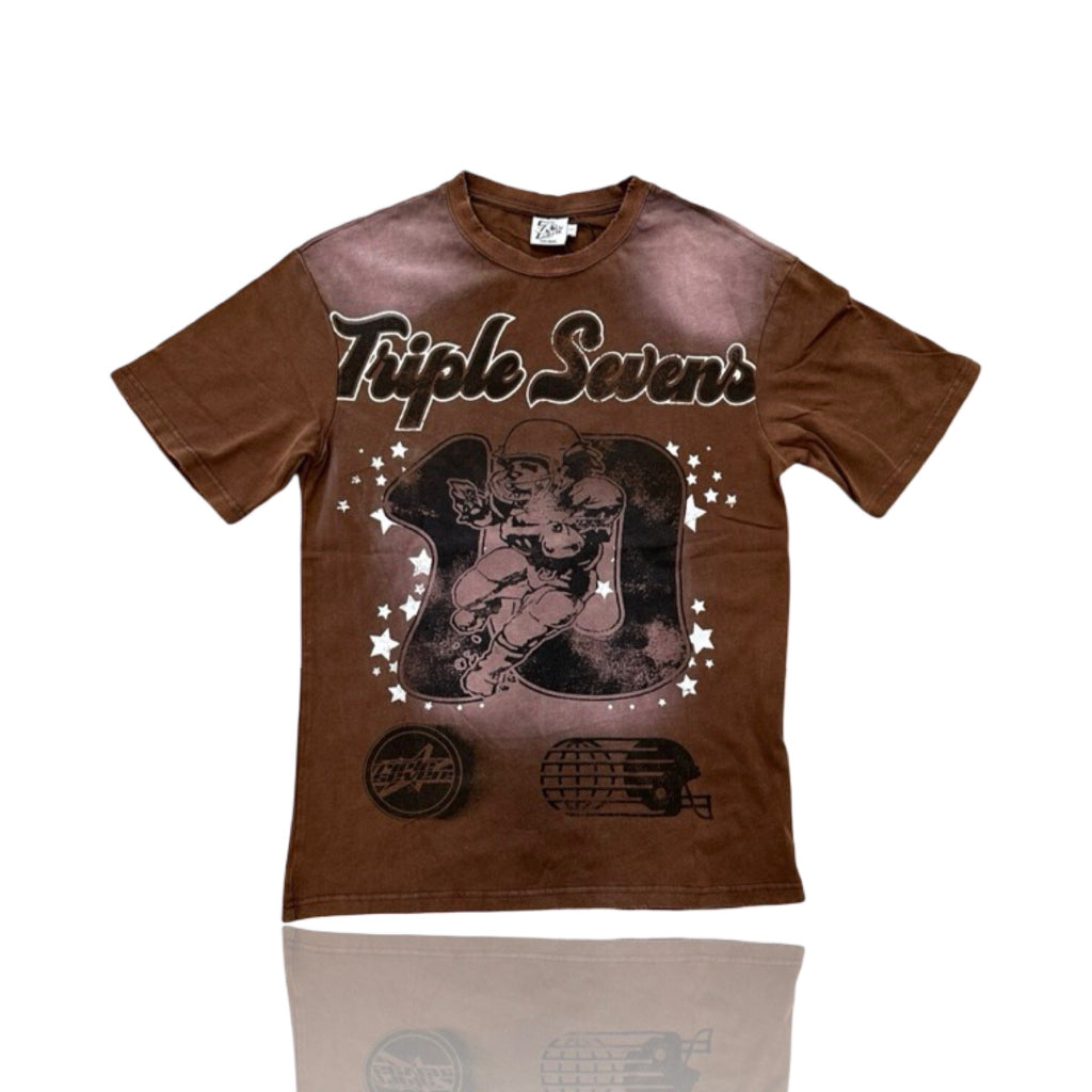 Triple Sevens All Star Brown Tee