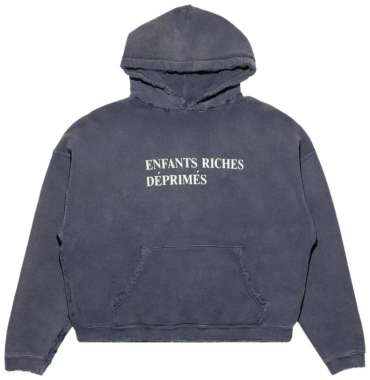 Enfants Riches Déprimés Classic Logo Hoodie Faded Blue